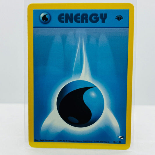 Pokémon Water Energy 1st Edition 132/132 Gym Heroes WOTC Pokemon Card NM-MT