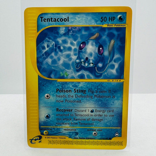 Pokémon Tentacool 113/147 Aquapolis WOTC TCG Pokemon Common Card NM-MT