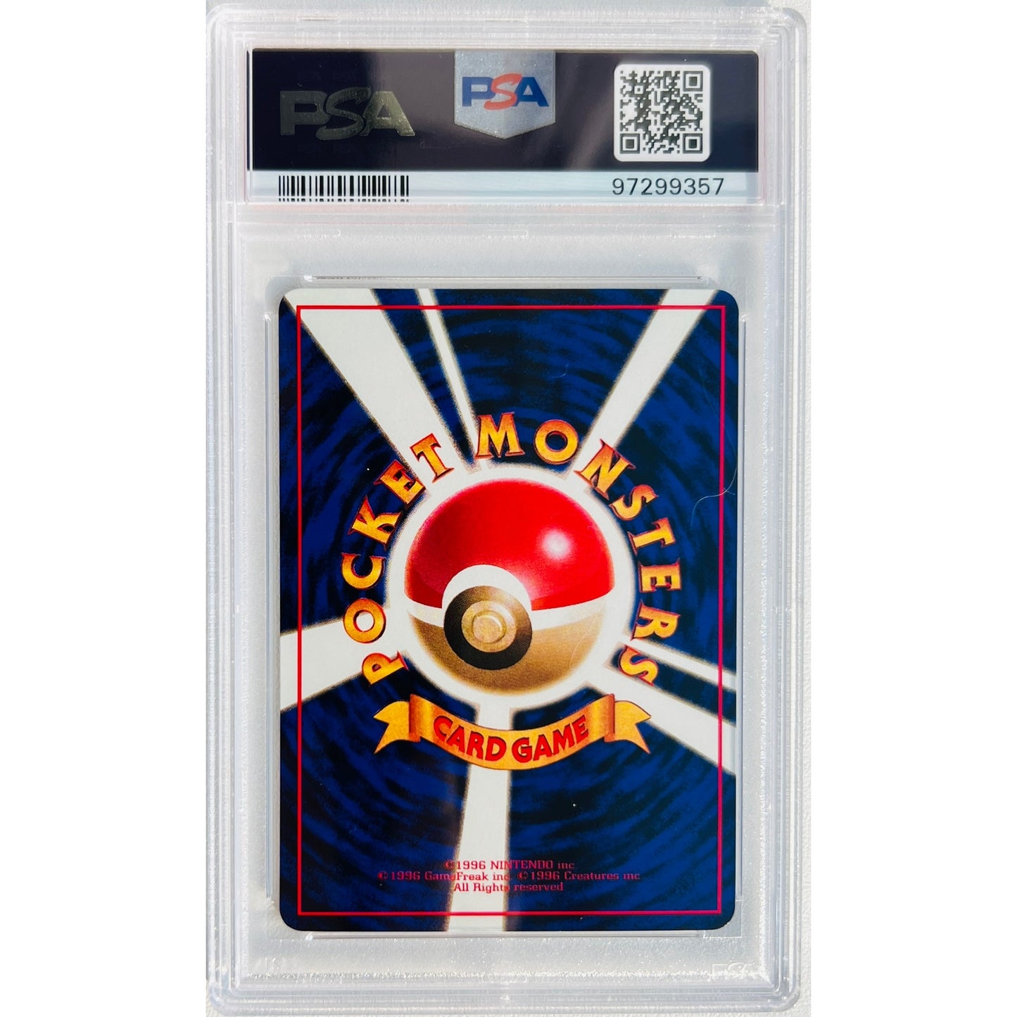 PSA 9 MINT Jynx Japanese Vending Series 1998 Pocket Monsters (CGC/BGS)