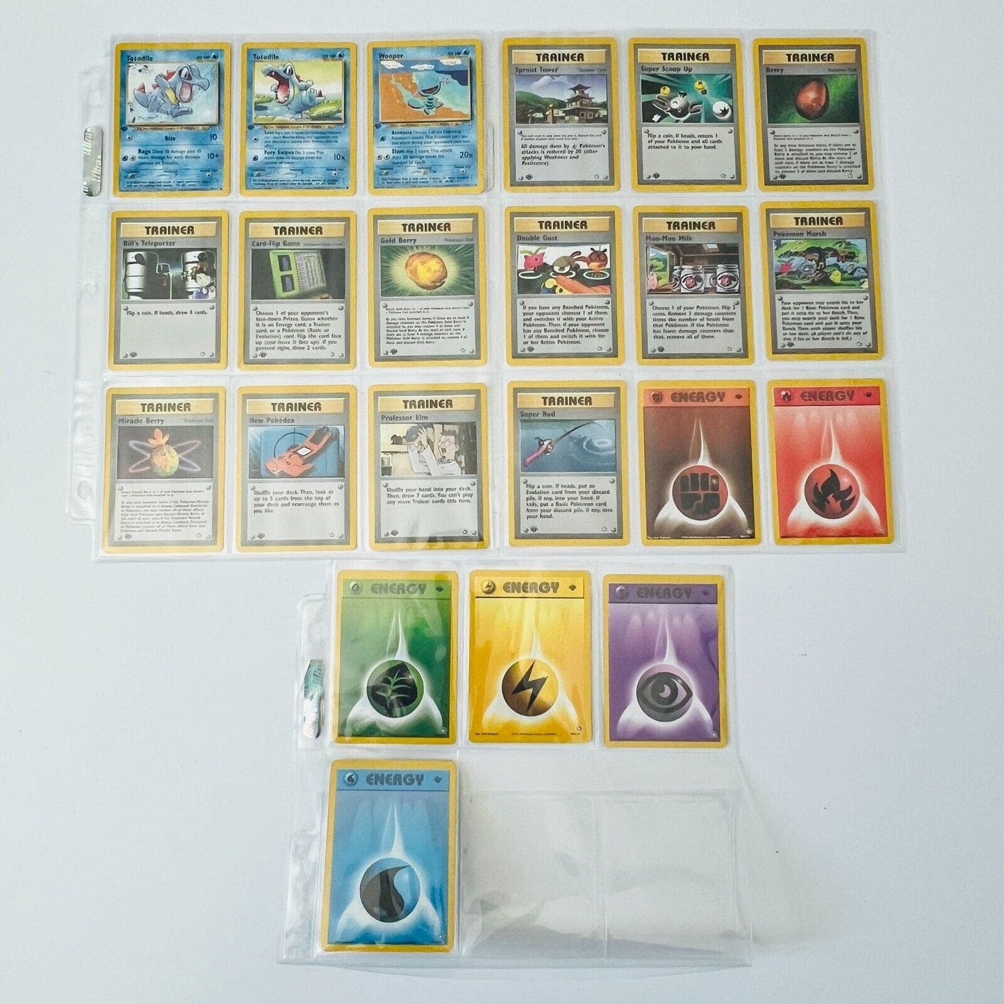 Pokémon 1st Edition Neo Genesis Complete Uncommon Common Non Holo Cards NM+