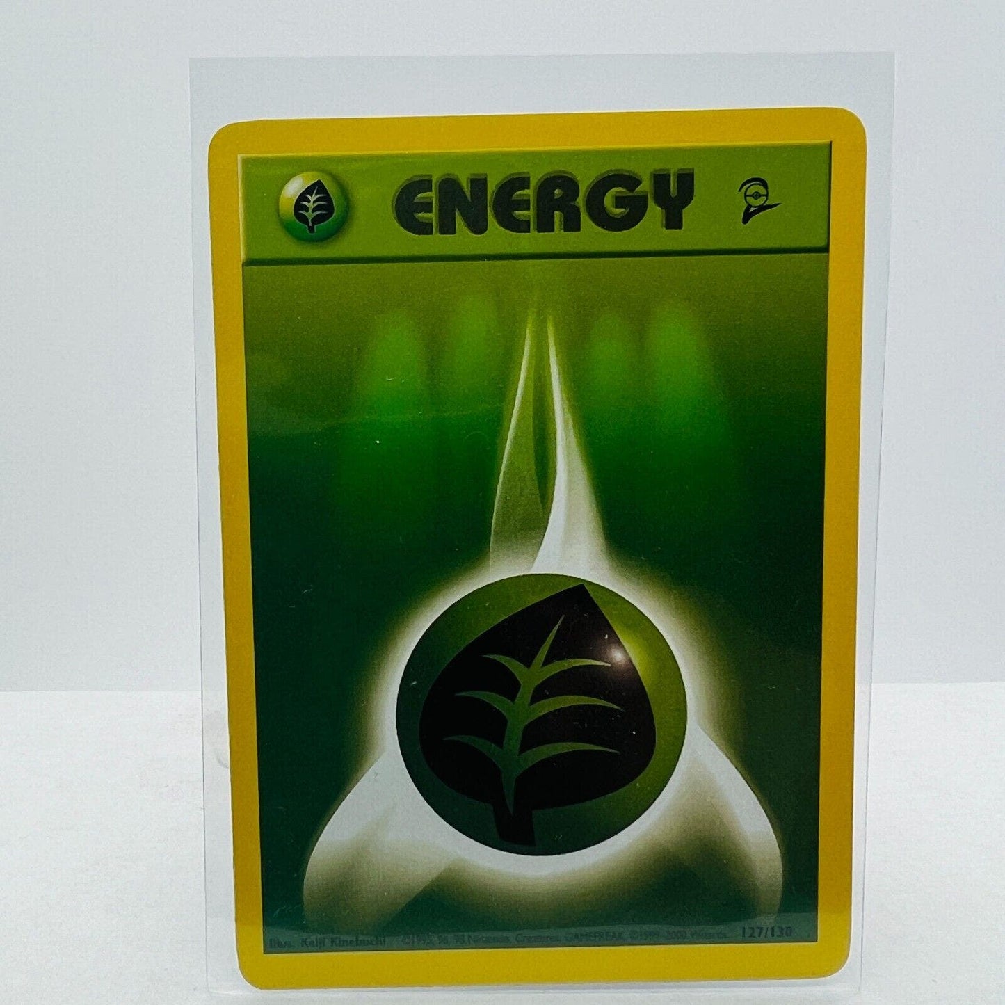 Pokémon Grass Energy 127/130 Base Set 2 Pokemon 2000 WOTC Common Card NM-MT