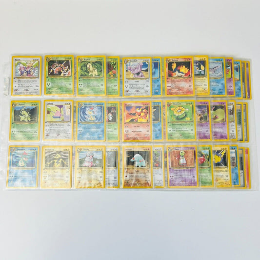 Pokémon 1st Edition Neo Genesis Complete Uncommon Common Non Holo Cards NM+