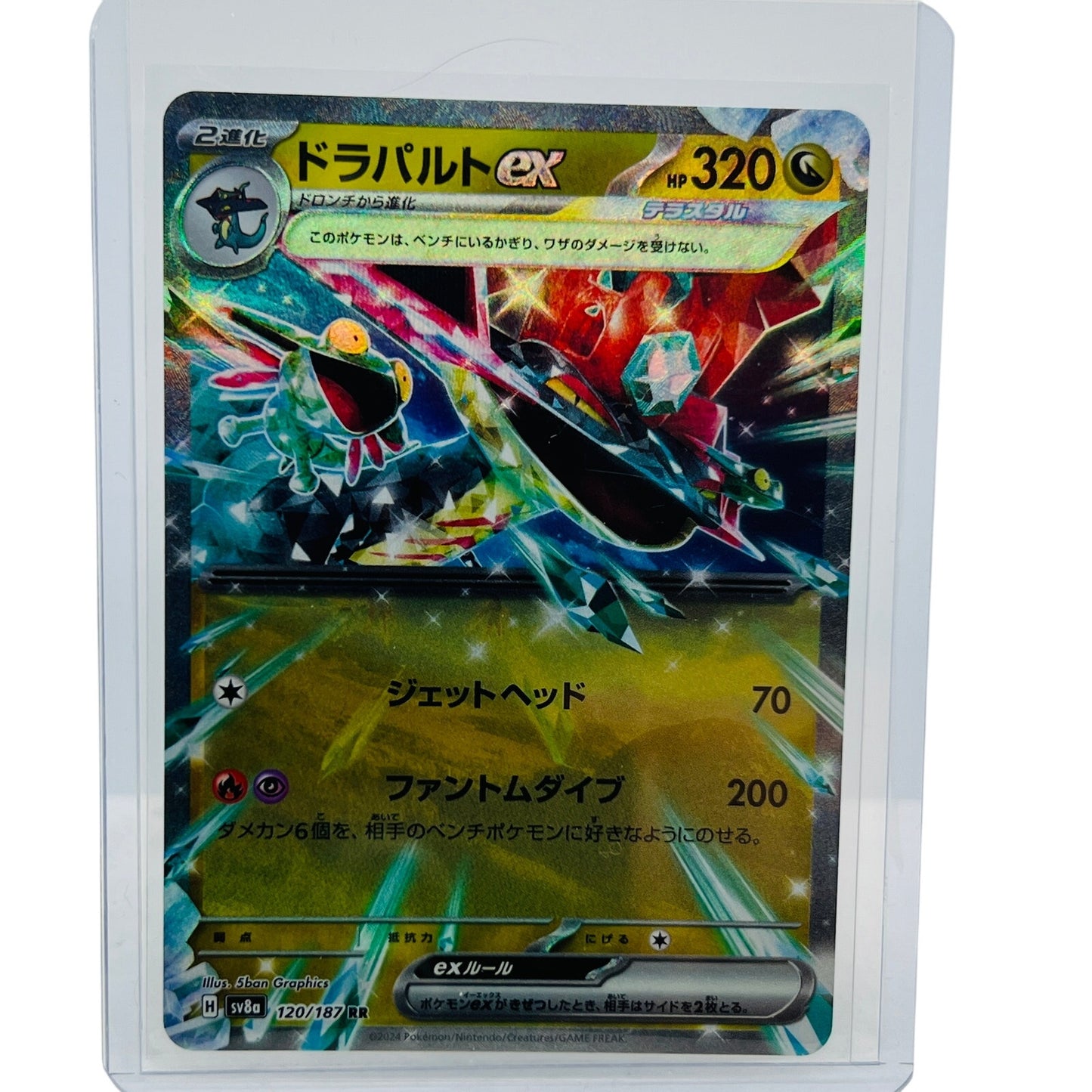 Pokémon Dragapult Ex 120/187 Pokemon Japanese Terastal Festival 2024 RR NM-MT