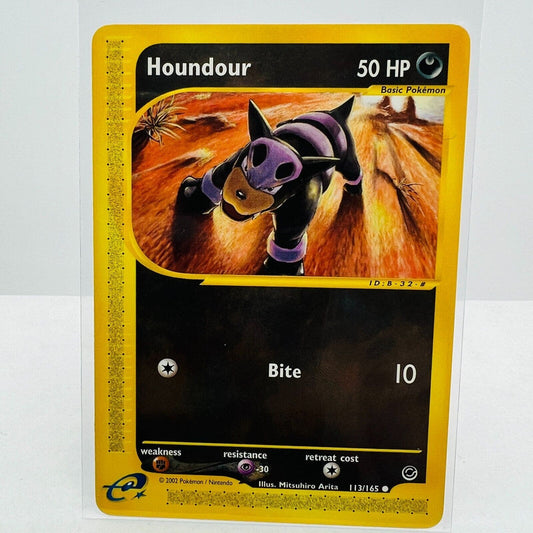 Pokémon Houndour 113/165 Expedition E-Reader Series Pokemon Common Card NM-MT