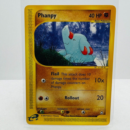 Pokémon Phanpy 100/147 Aquapolis WOTC TCG Pokemon Common Card NM-MT