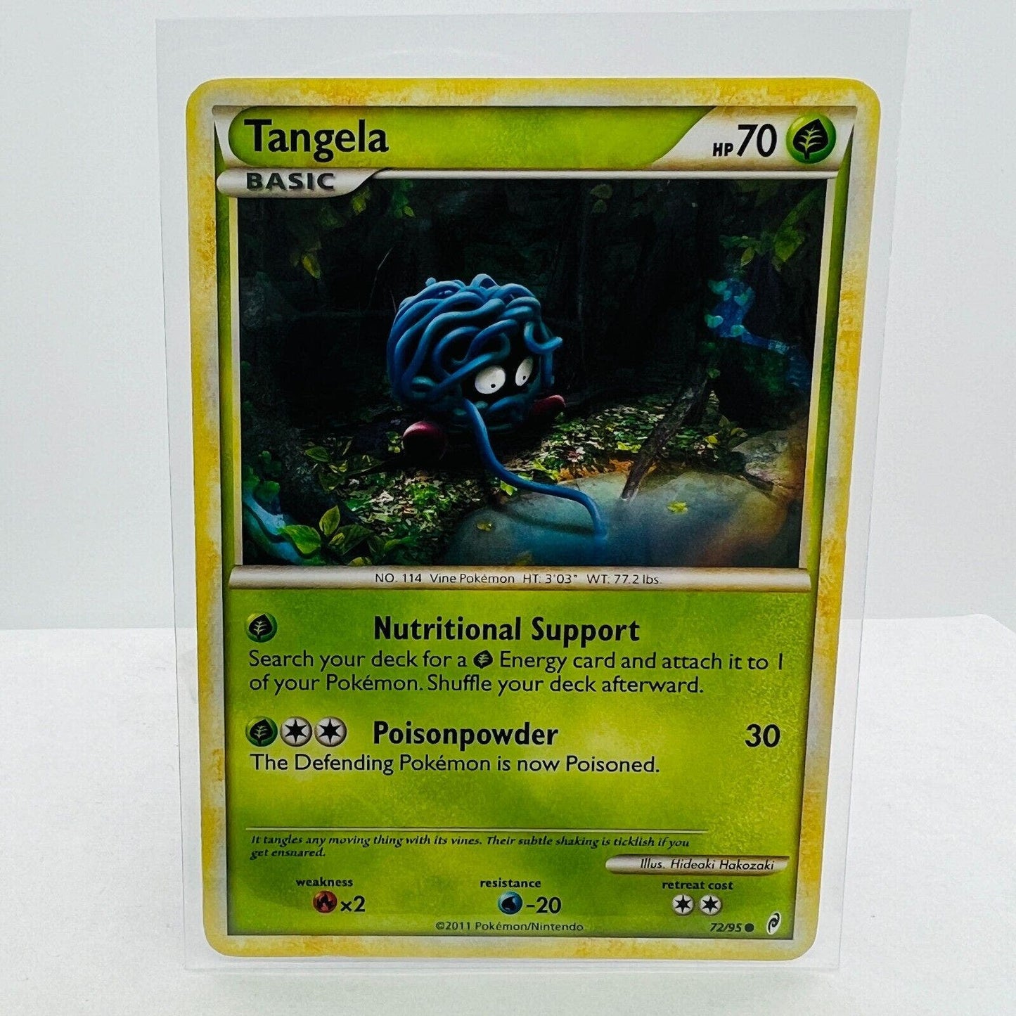 Pokémon Tangela 72/95 Call of Legends 2011 Pokemon Uncommon Card LP