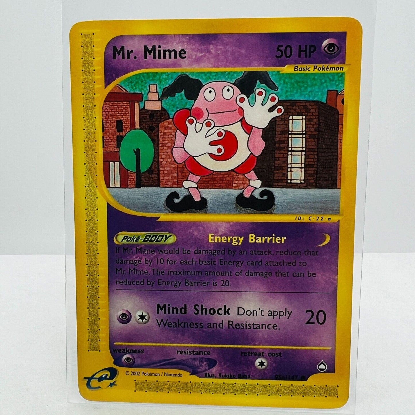 Pokémon Mr. Mime 95a/147 Aquapolis WOTC TCG Pokemon Common Card NM-MT