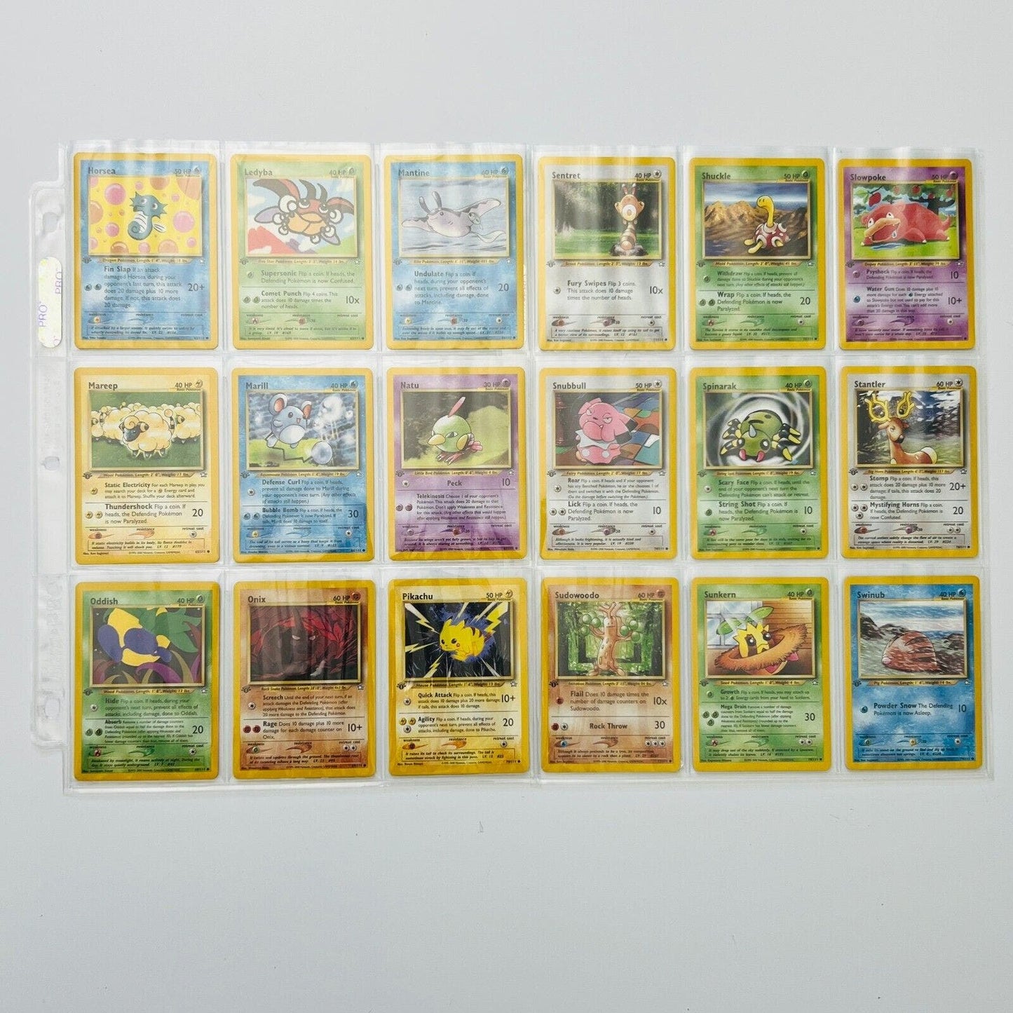 Pokémon 1st Edition Neo Genesis Complete Uncommon Common Non Holo Cards NM+