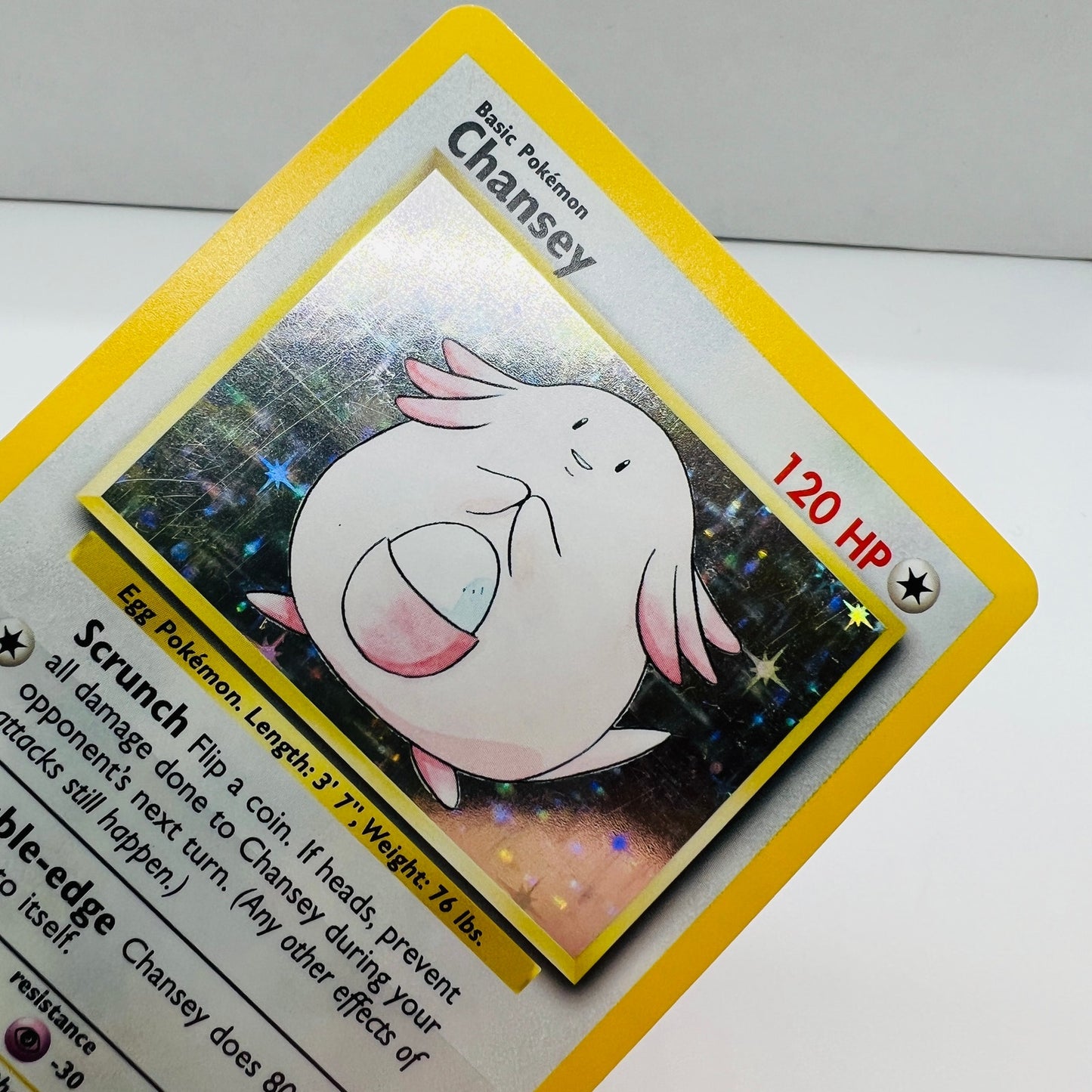 Pokémon Chansey 3/102 Base Set Unlimited Pokemon 1999 Holo Foil Card VLP-NM