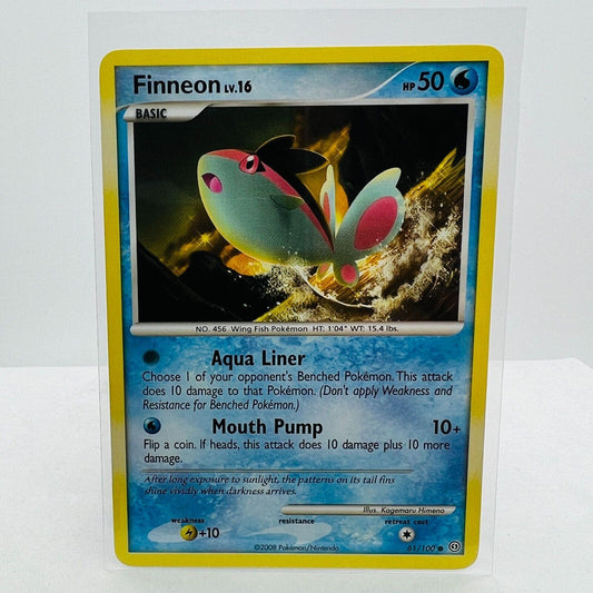 Pokémon Finneon LV.16 61/100 Diamond & Pearl 2008 Stormfront Common Card LP