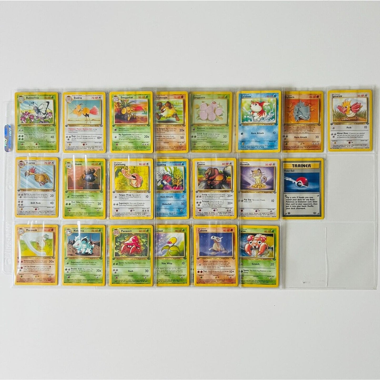 Pokémon 1st Edition Jungle Near Complete Uncommons & Commons Never Played NM-MT