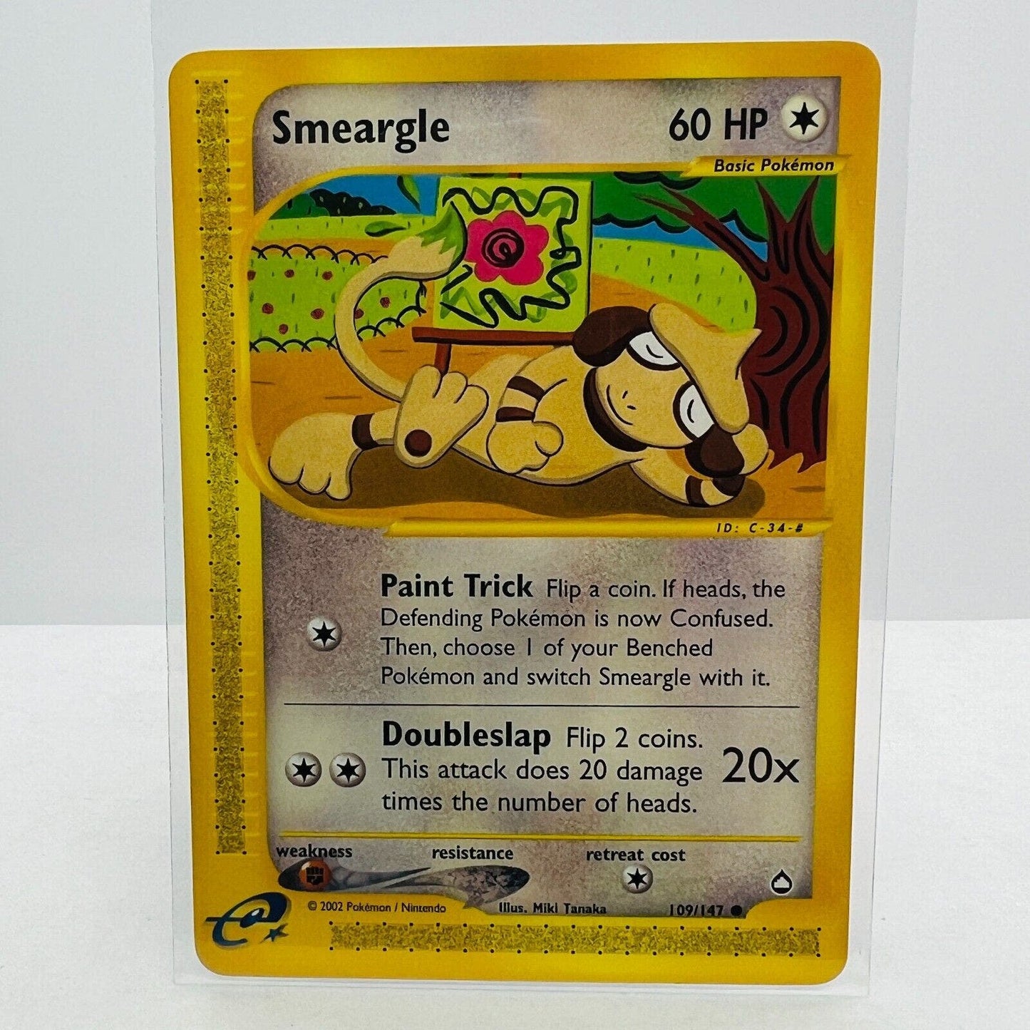 Pokémon Smeargle 109/147 Aquapolis WOTC TCG Pokemon Common Card NM-MT