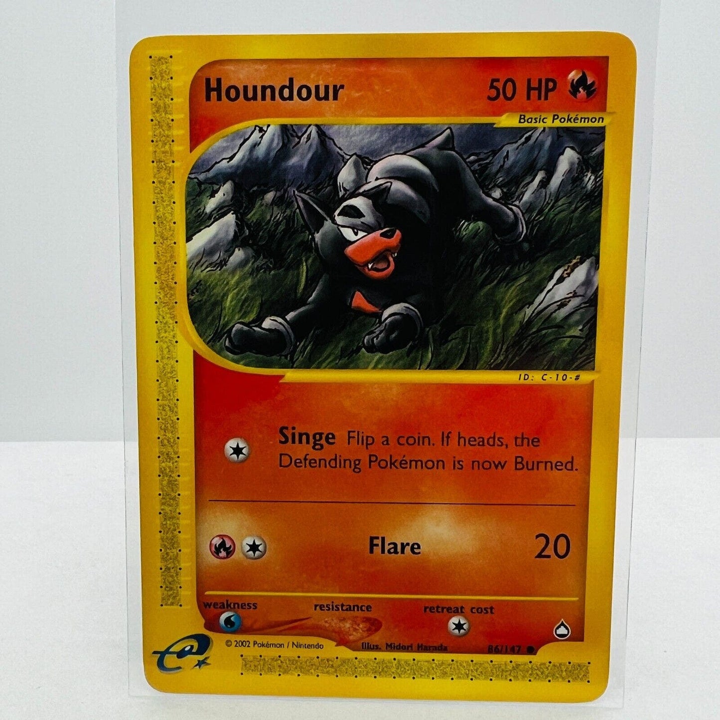 Pokémon Houndour 86/147 Aquapolis WOTC TCG Pokemon Common Card NM-MT