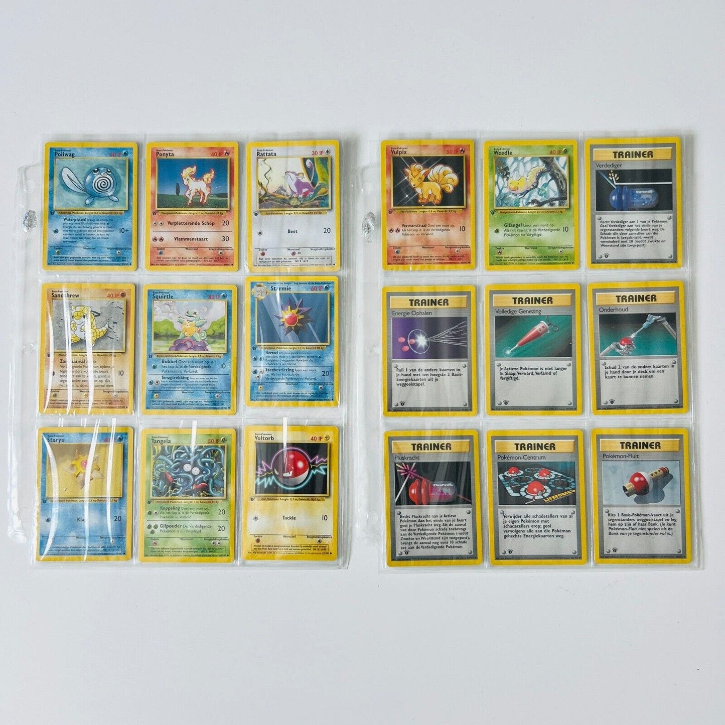 Pokémon 1st Edition Base Set Complete Uncommon Common Dutch 70 Cards NM-MINT