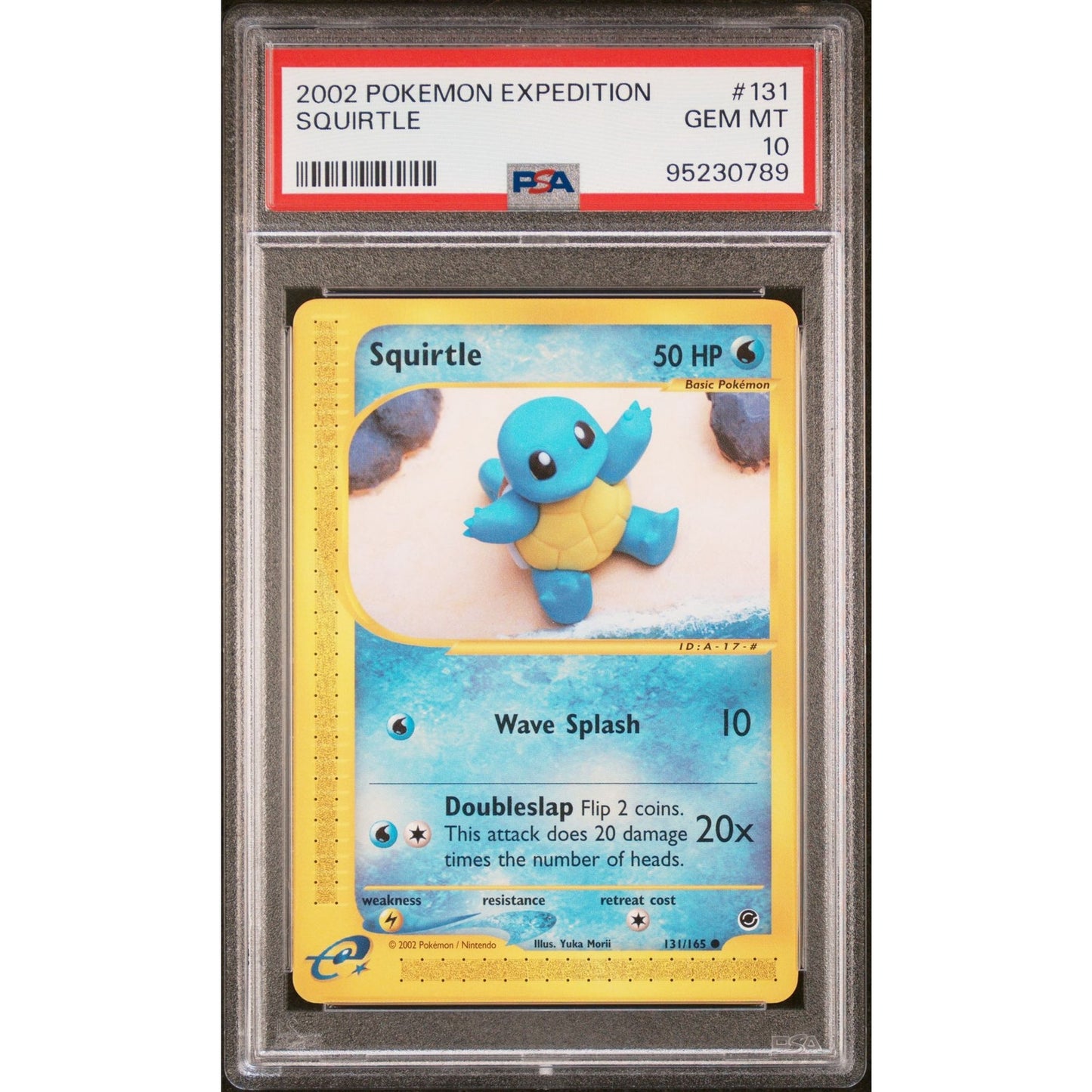 PSA 10 GEM MINT Squirtle 131/165 Pokémon Expedition 2002 Non Holo (CGC/BGS)