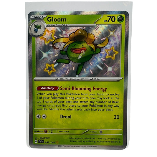 Pokémon Gloom 093/091 Paldean Fates Pokemon 2024 Shiny Holo Foil Card NM-MT