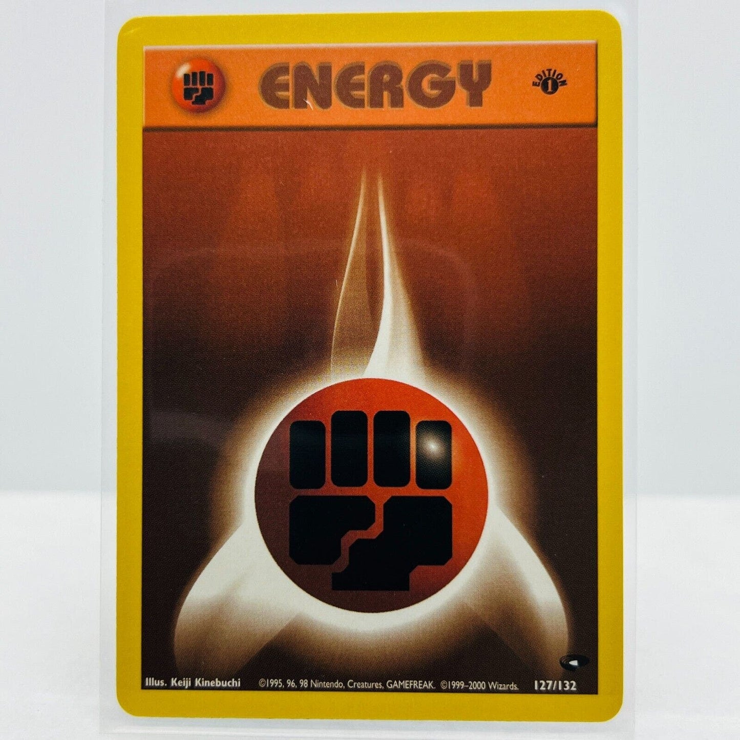 Pokémon Fighting Energy 1st Edition 127/132 Gym Challenge WOTC Energy Card NM-MT