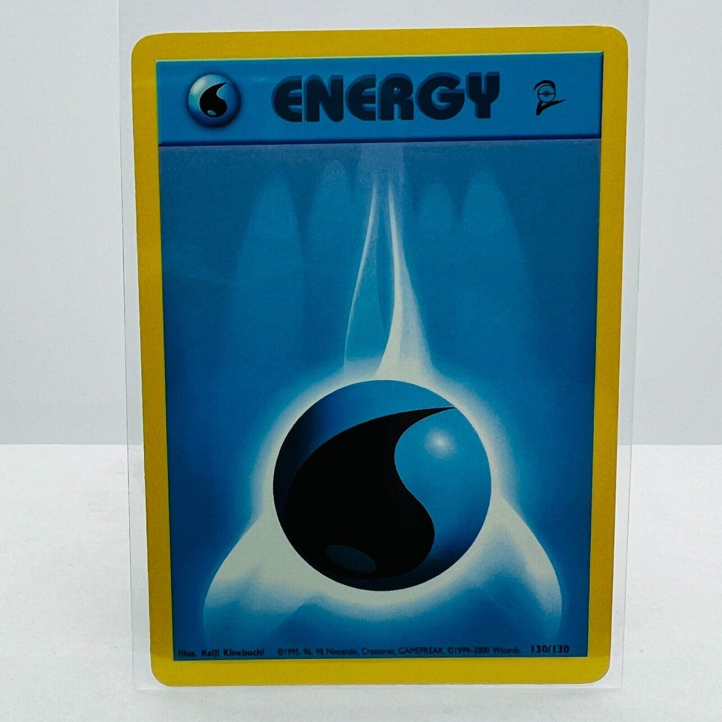 Pokémon Water Energy 130/130 Base Set 2 Pokemon 2000 WOTC Common Card NM-MT