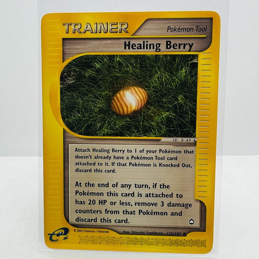 Pokémon Healing Berry 125/147 Aquapolis WOTC Pokemon Uncommon Card NM-MT