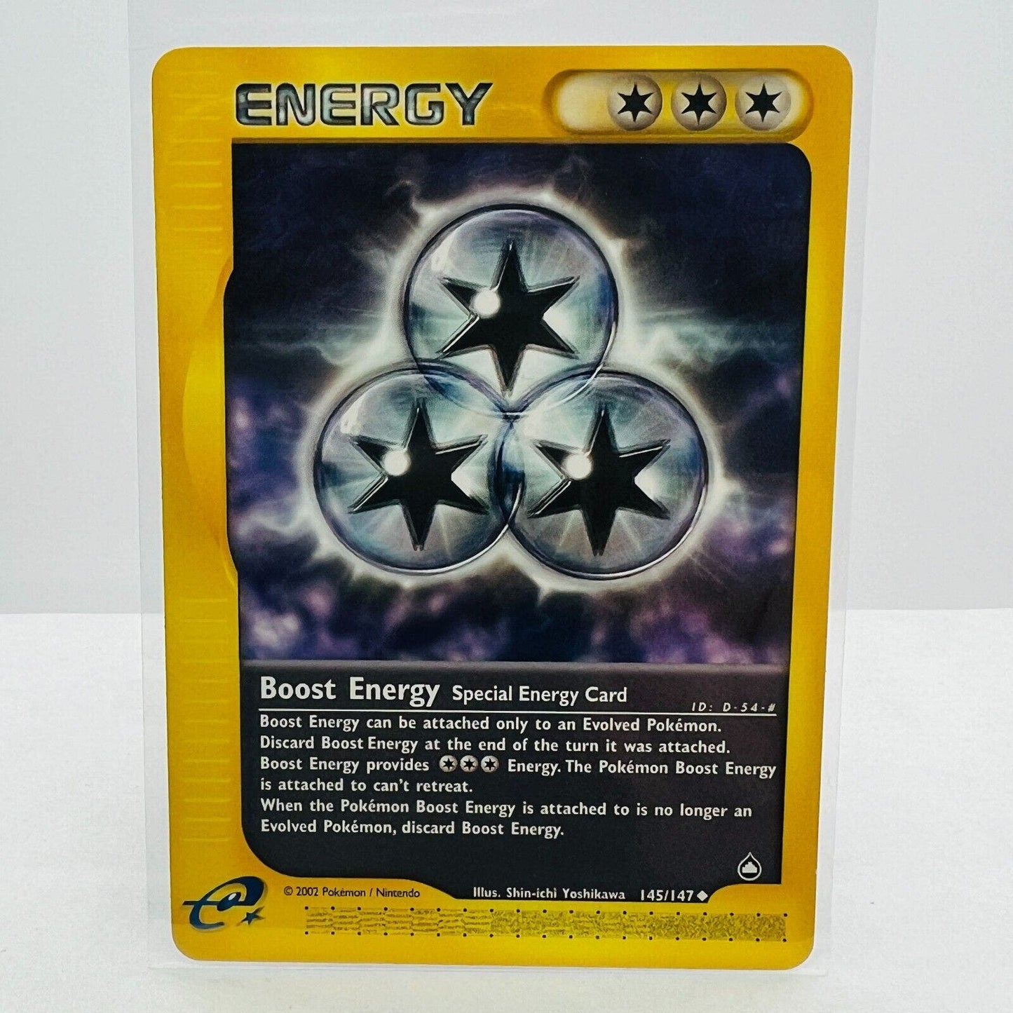 Pokémon Boost Energy 145/147 Aquapolis WOTC TCG Pokemon Uncommon Card NM-MT