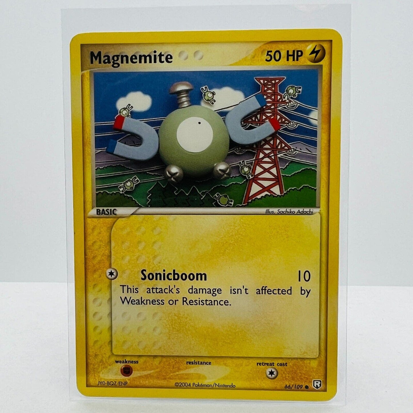 Pokémon Magnemite 66/109 EX Team Rocket Returns 2004 Pokemon Common Card LP