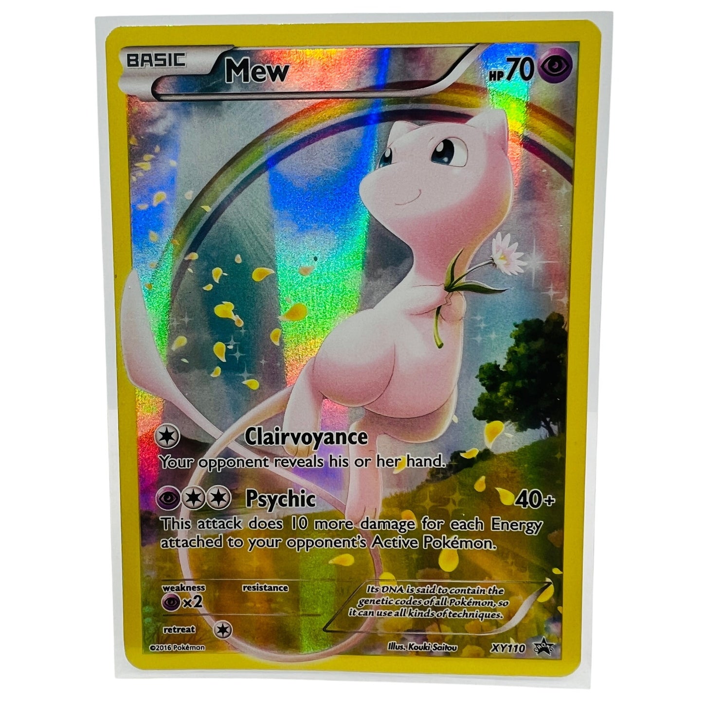 Pokémon Mew EX XY110 Pokemon Black Star Promo 2016 Holo Foil Card EX-NM