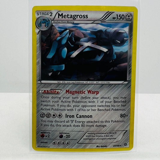 Pokémon Metagross 49/98 Ancient Origins 2015 Pokemon Holo Rare Card LP