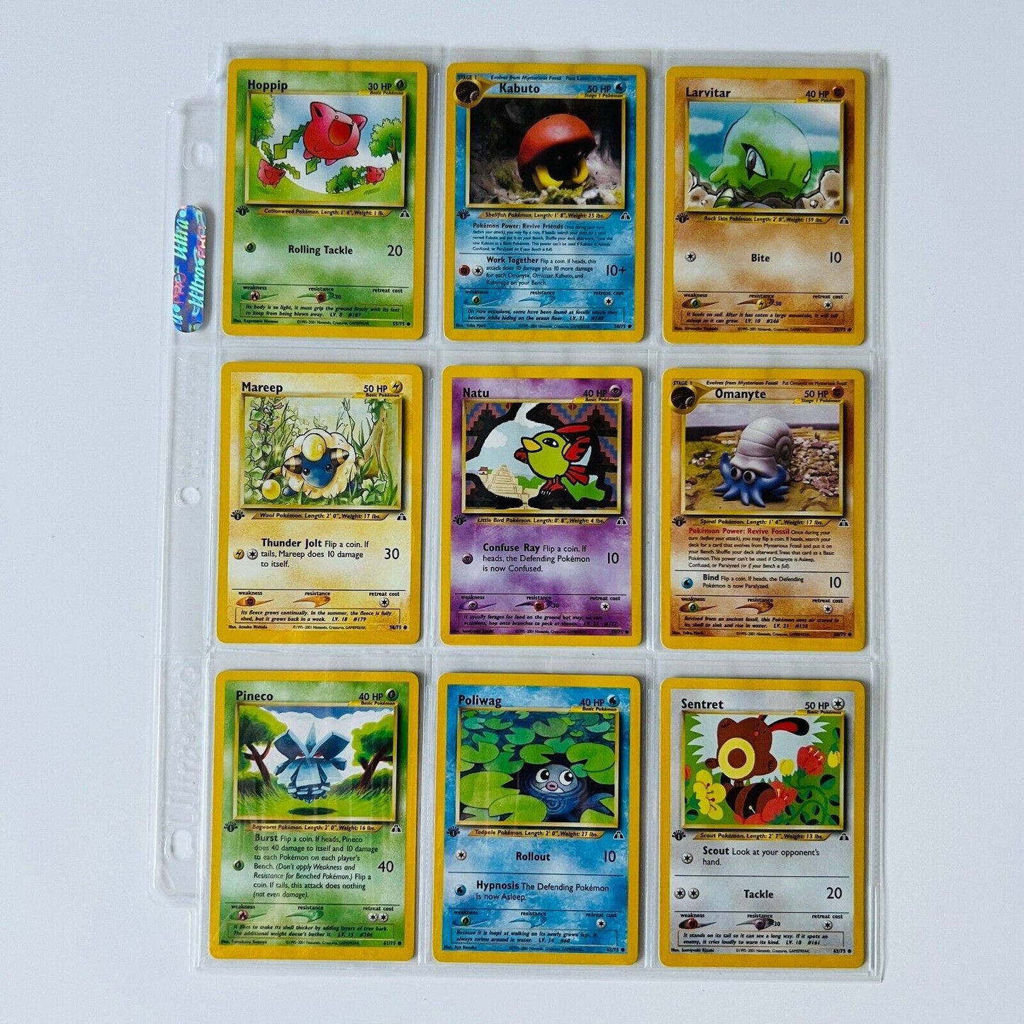 Pokémon 1st Edition Neo Discovery Complete Uncommon Common Non Holo Cards NM+