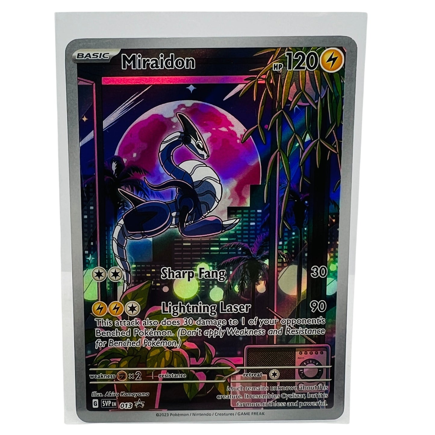 Pokémon Miraidon 013 Pokemon Black Star Promo Scarlet & Violet 2023 Holo NM-MT