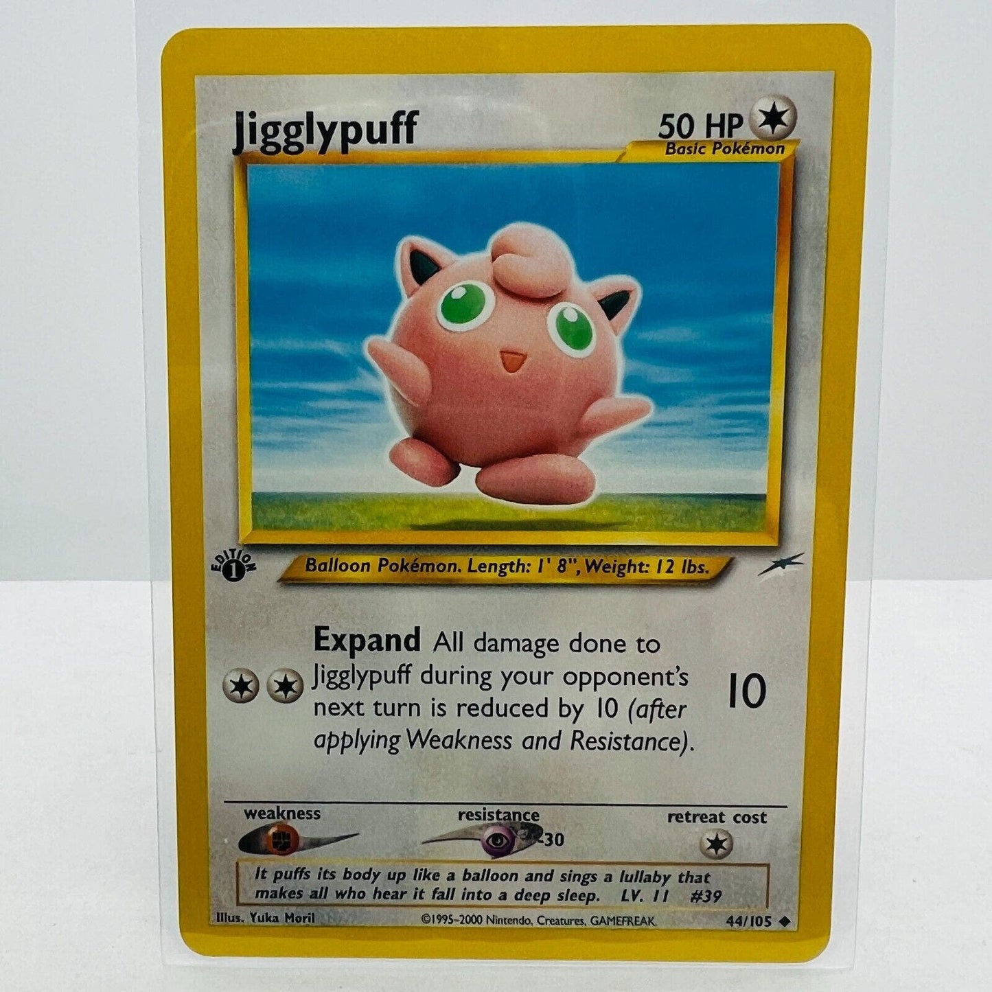 Pokémon Jigglypuff 1st Edition 44/105 Neo Destiny WOTC Uncommon Card NM-MT