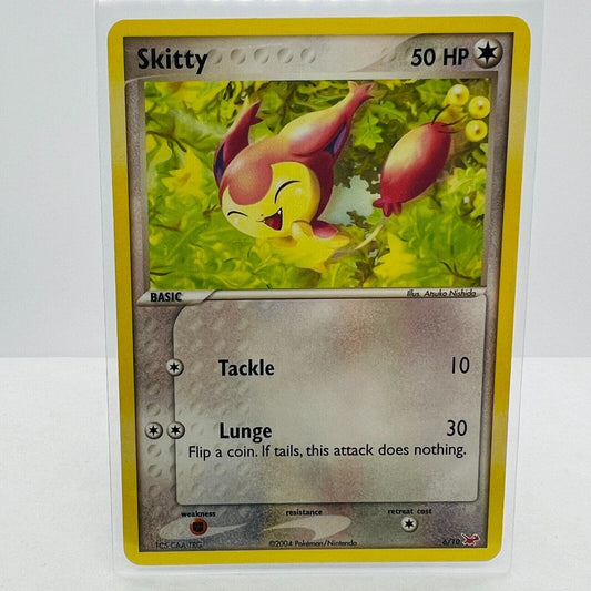 Pokémon Skitty 6/10 EX Latios & Latias 2004 Pokemon Common Card LP-EX