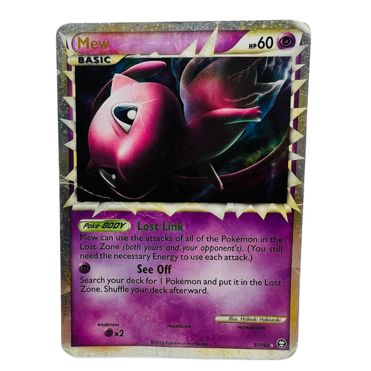 Pokémon Mew Prime 97/102 Triumphant Pokemon 2010 Holo Foil Rare DMG-PL