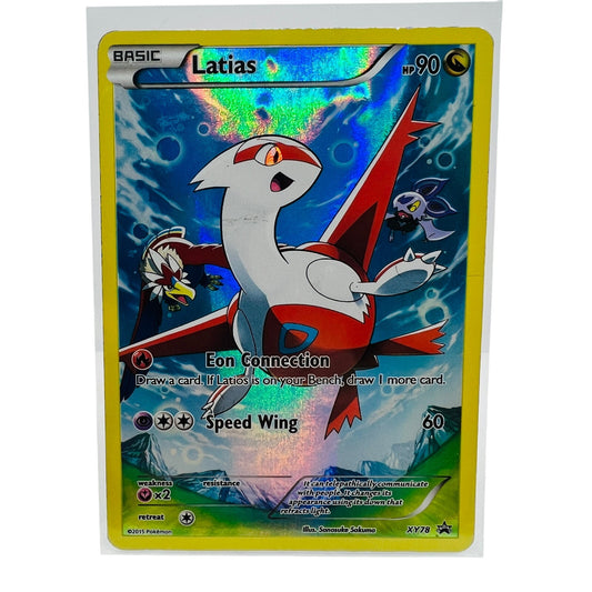 Pokémon Latias XY78 Pokemon 2015 Black Star Promo Holo Foil Rare Card PL-DMG