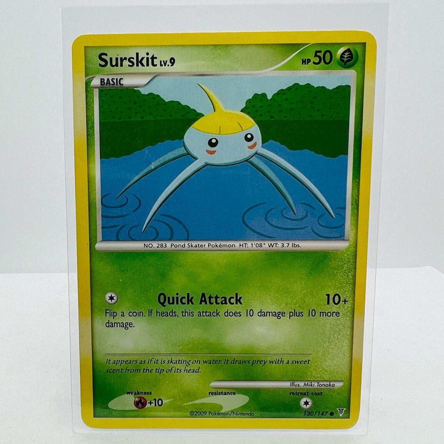 Pokémon Surskit LV.9 130/147 Platinum 2009 Supreme Victors Common Card LP