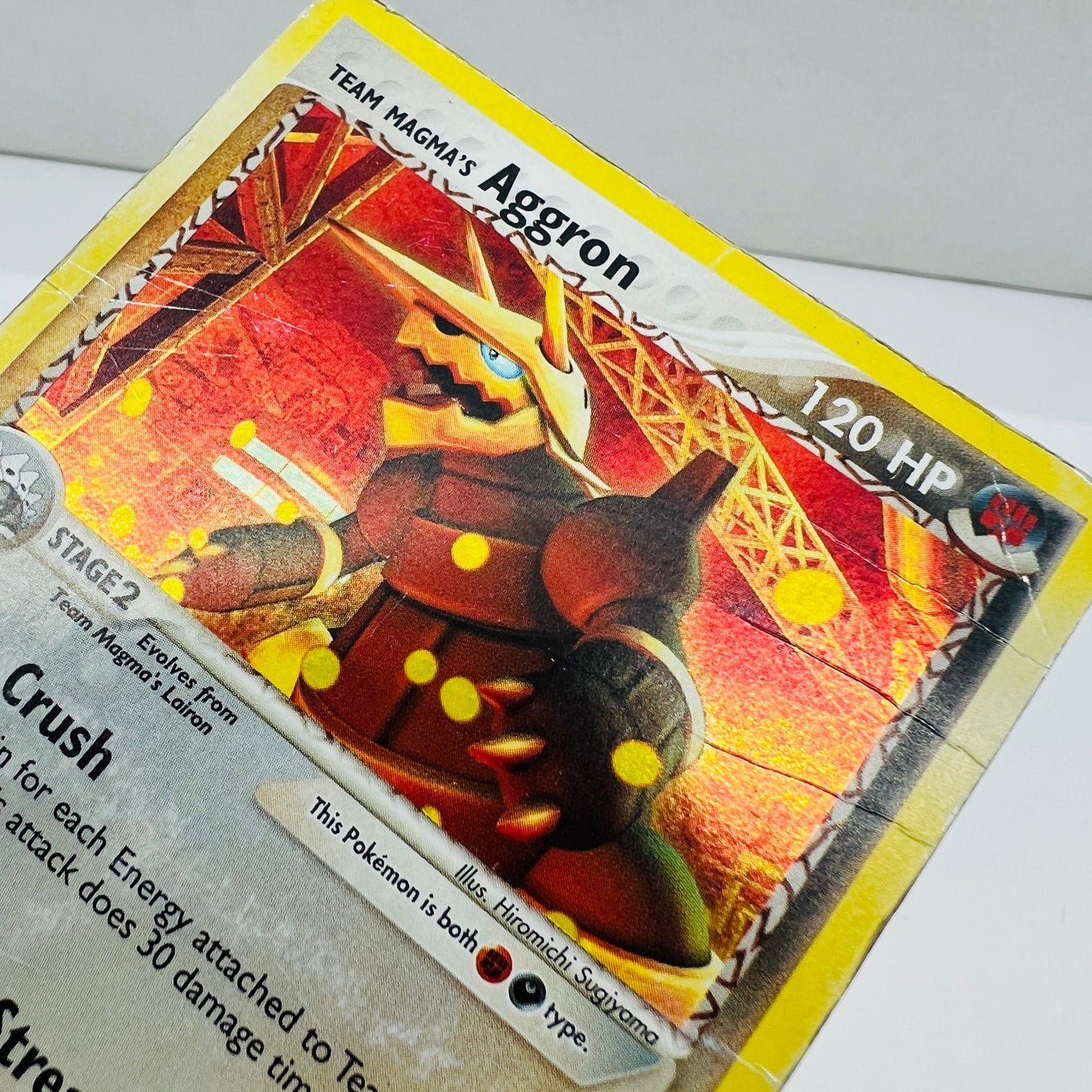 Pokémon Aggron 7/95 EX Team Magma & Team Aqua Pokémon 2004 Holo Rare DMG-PL