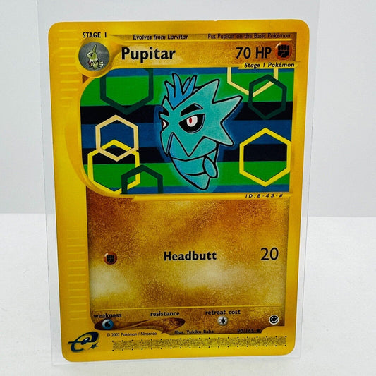 Pokémon Pupitar 90/165 Expedition E-Reader Series Pokemon Uncommon Card NM-MT