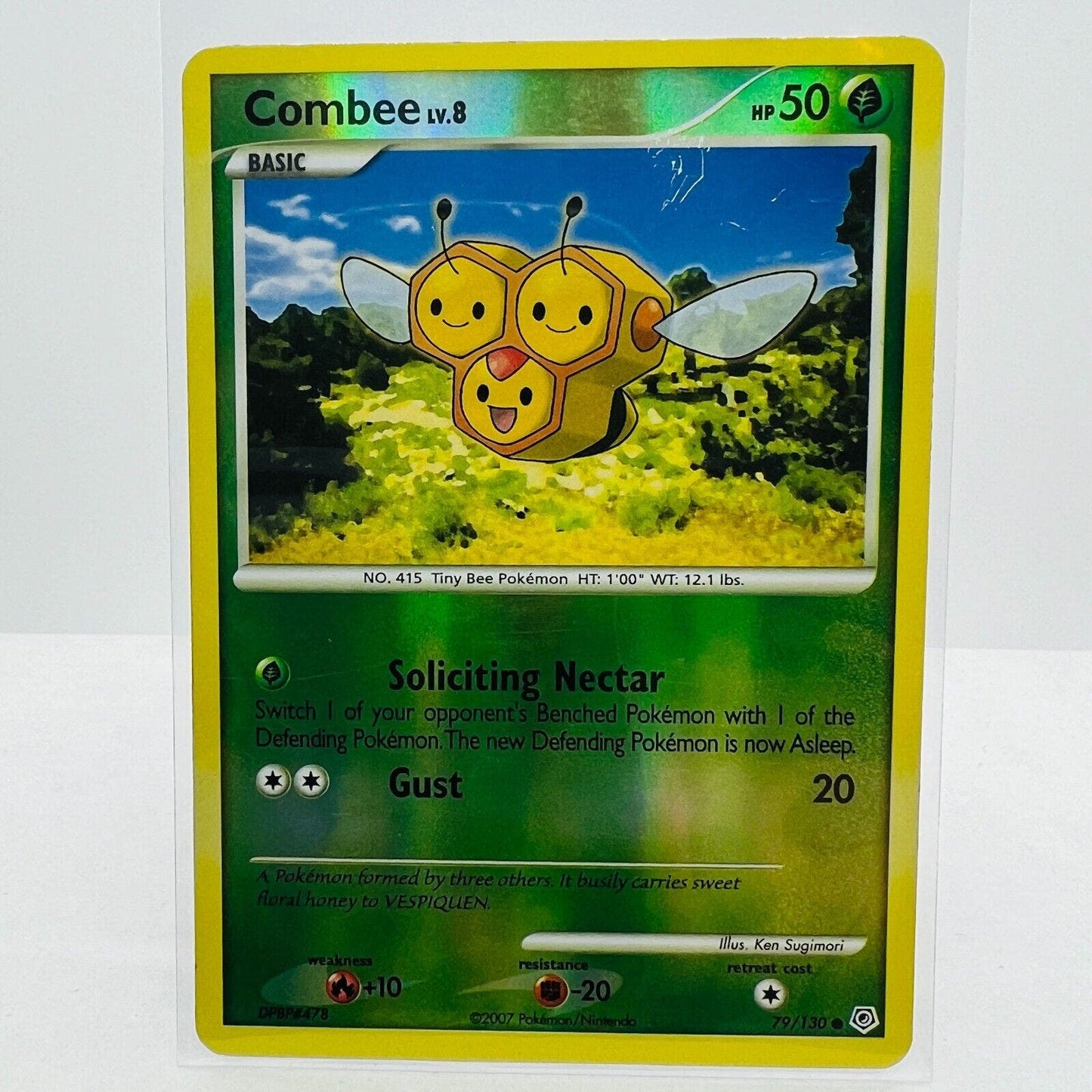 Pokémon Combee LV.8 79/130 Diamond & Pearl 2007 Pokemon Reverse Common Card MP