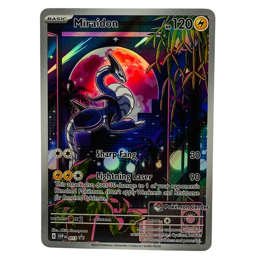 Pokémon Center Miraidon 013 Pokemon Black Star Promo Scarlet & Violet Holo NM-MT