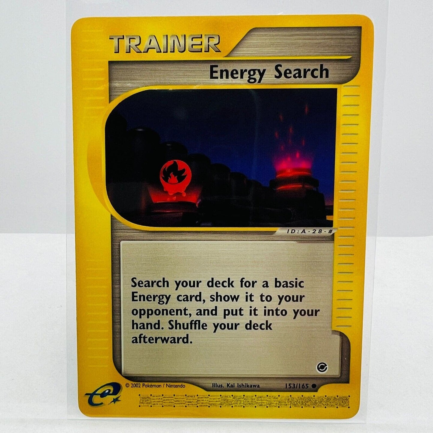 Pokémon Energy Search 153/165 Expedition E-Reader Pokemon Common Card NM-MT