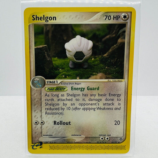 Pokémon Shelgon 41/97 EX Dragon 2003 E Reader Pokemon Common Card MP-LP