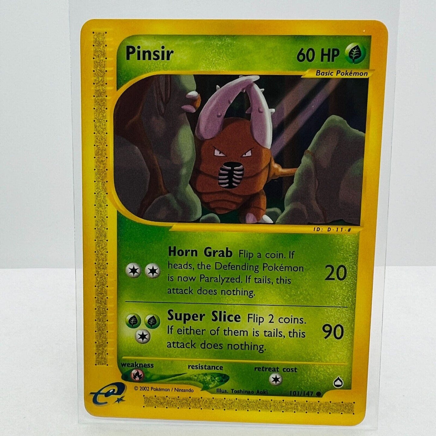 Pokémon Pinsir 101/147 Aquapolis WOTC TCG Pokemon Common Card NM-MT