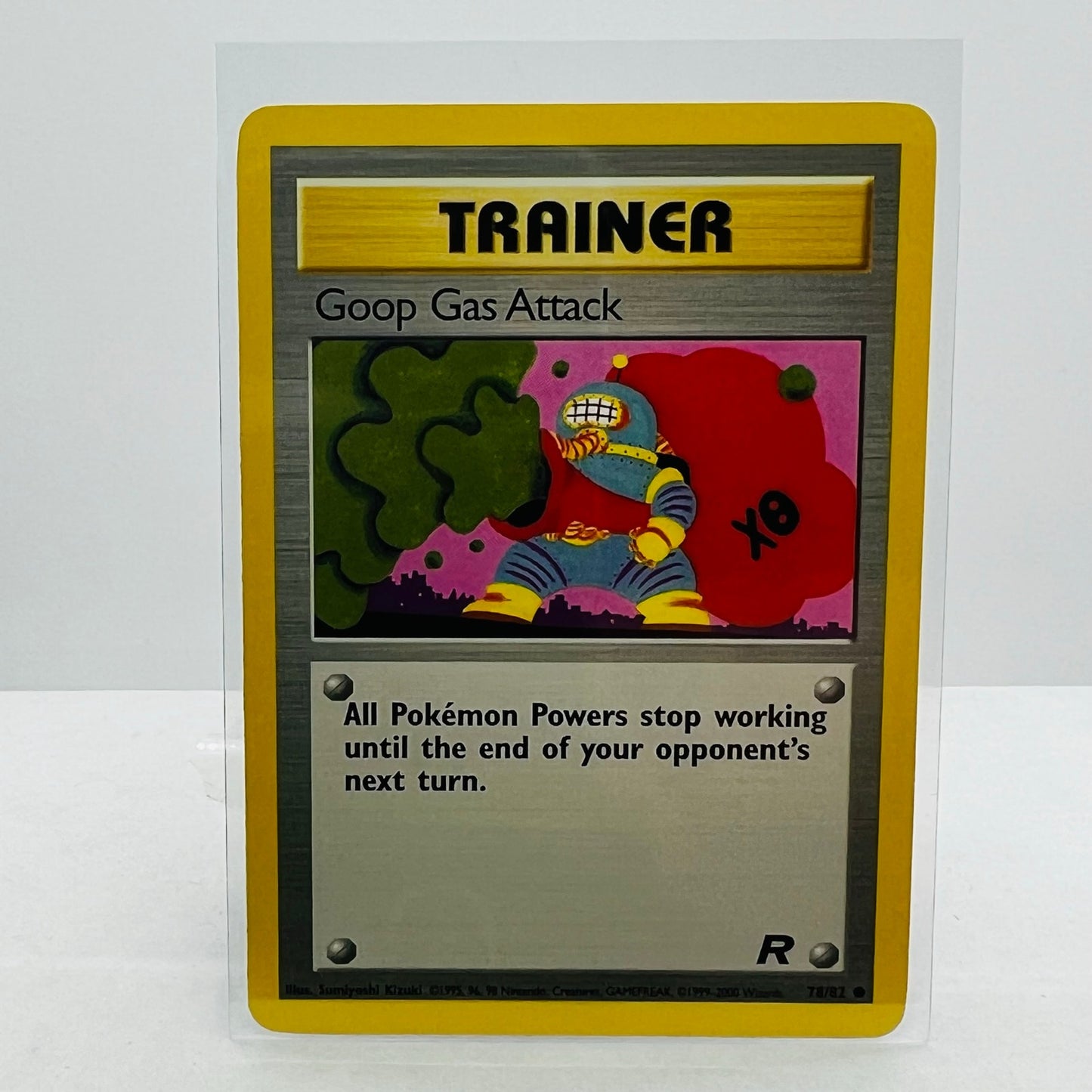 Pokémon Goop Gas Attack 78/82 Team Rocket Unlimited Uncommon Card NM-MT