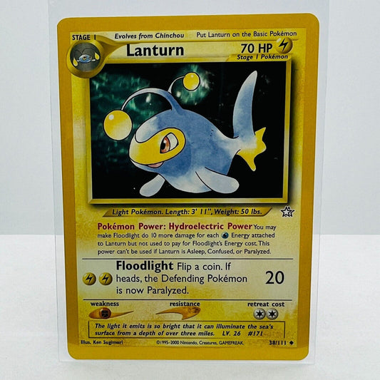 Pokémon Lanturn 38/111 Neo Genesis Unlimited WOTC Pokemon Uncommon Card NM-MT