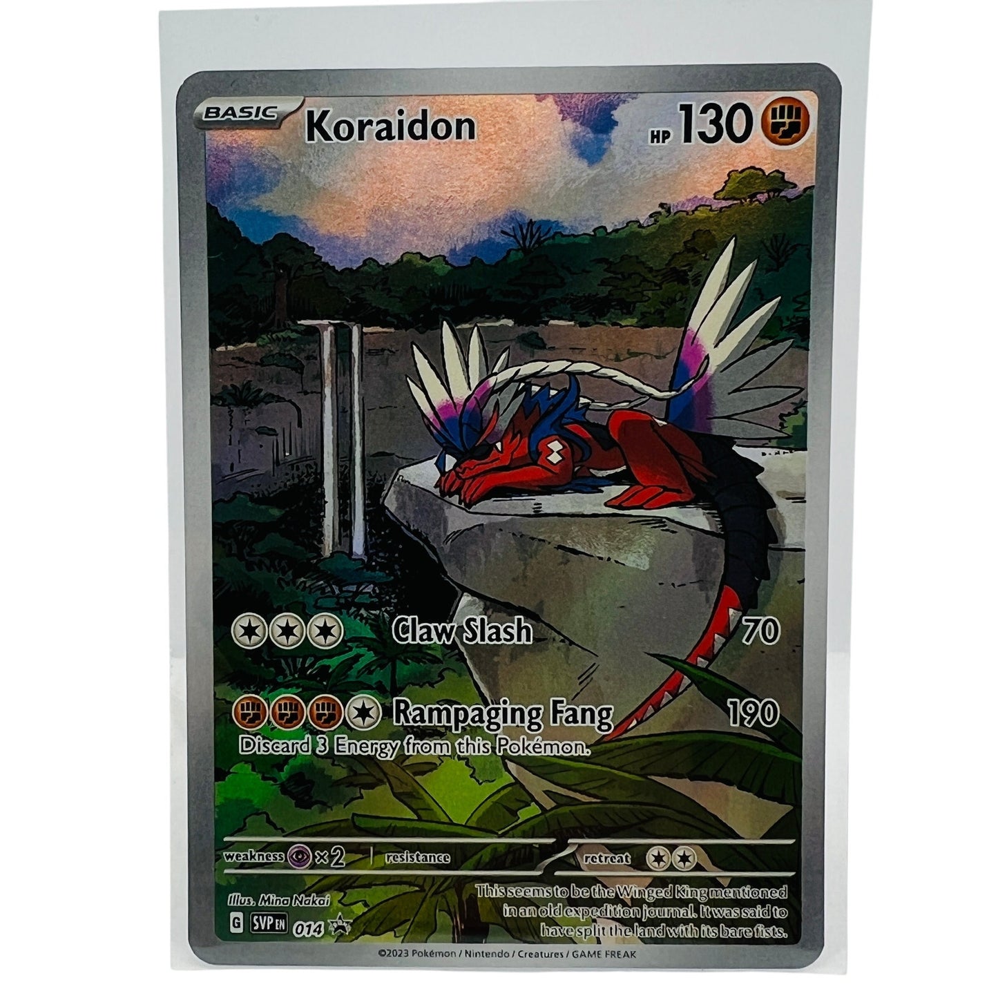 Pokémon Koraidon 014 Pokemon Black Star Promo Scarlet & Violet 2023 Holo NM-MT