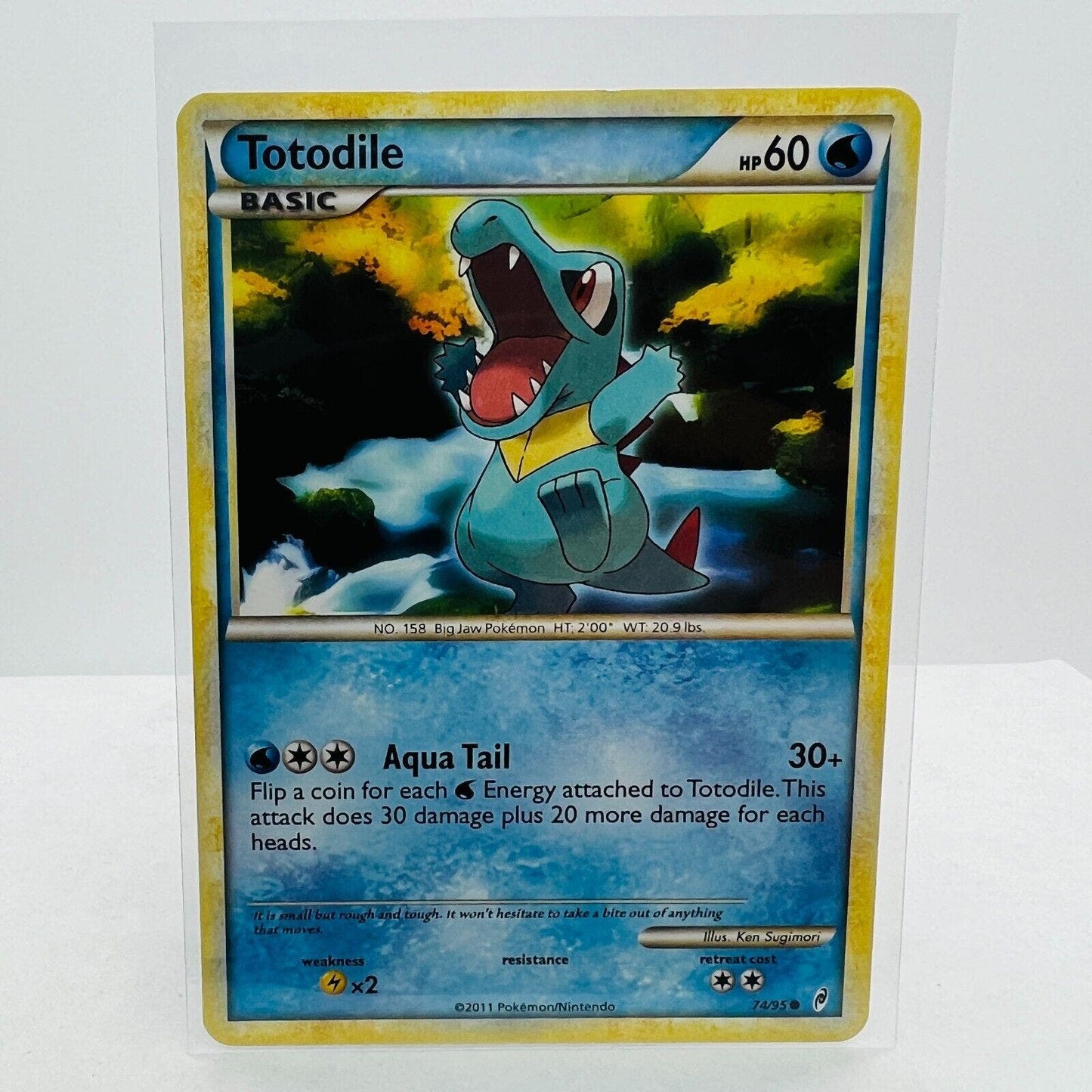 Pokémon Totodile 74/95 Call of Legends 2011 Pokemon Uncommon Card LP