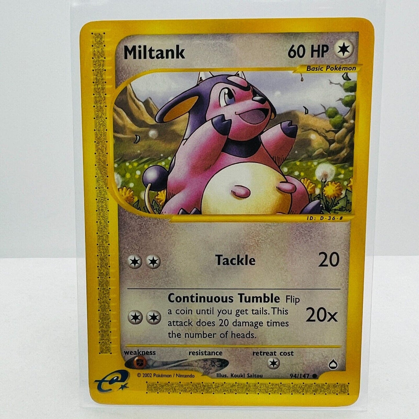 Pokémon Militank 94/147 Aquapolis WOTC TCG Pokemon Common Card NM-MT