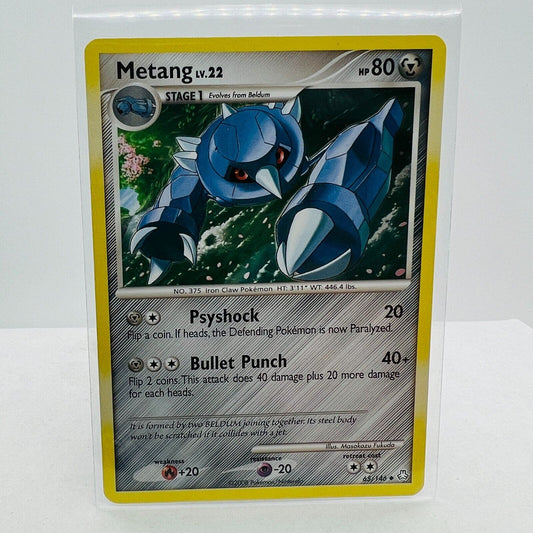 Pokémon Metang LV.22 65/146 Diamond & Pearl 2008 Legends Awake Uncommon Card LP