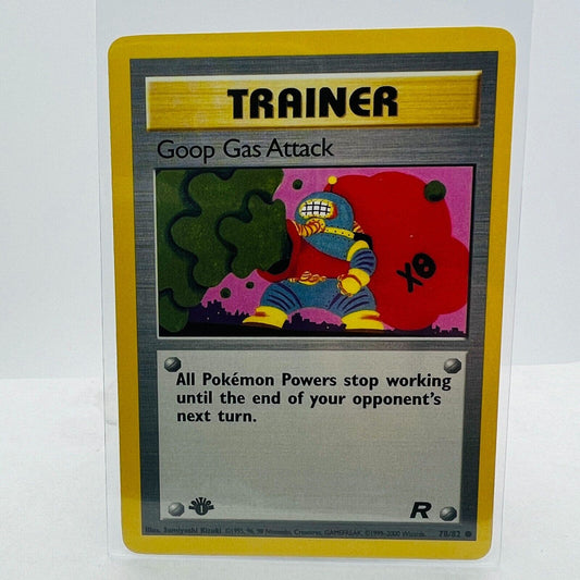 Pokémon Goop Gas Attack 1st Edition 78/82 Team Rocket Uncommon Card NM-MT