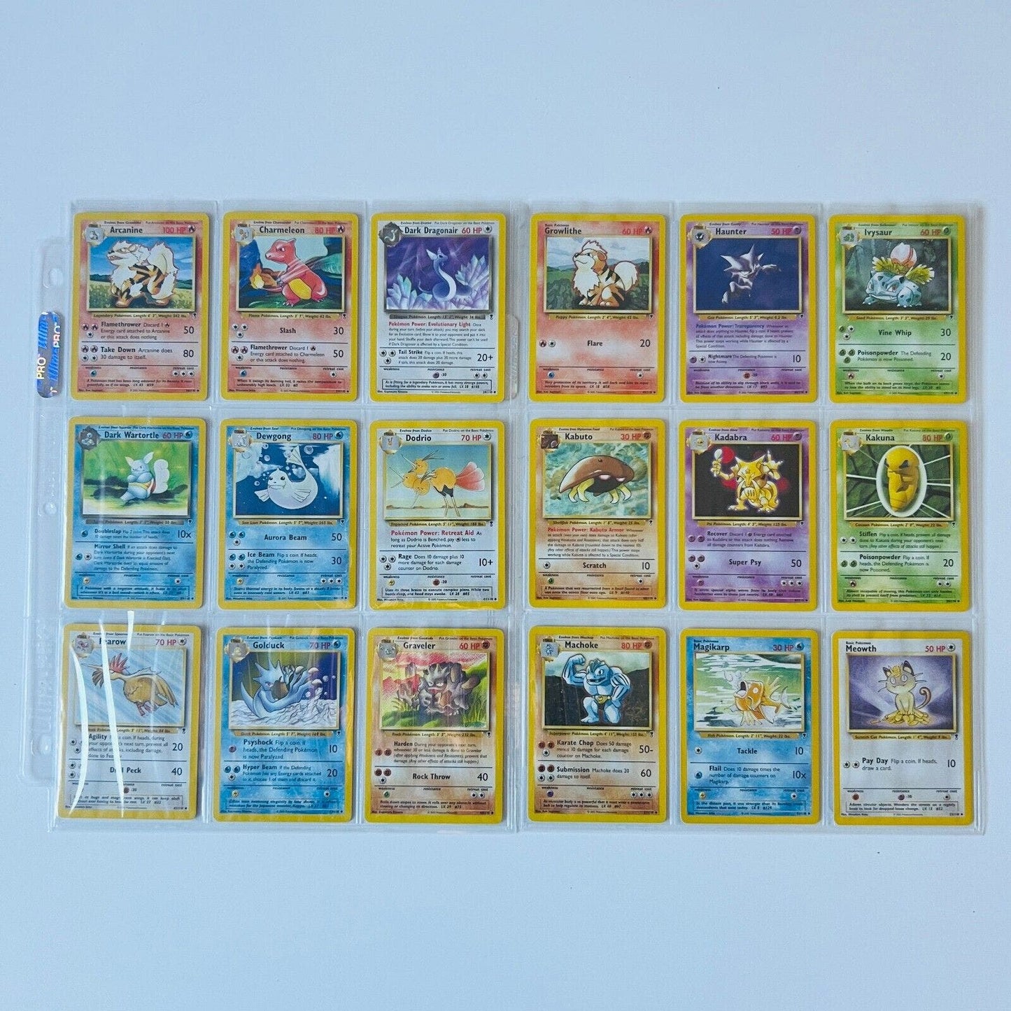 Pokémon Legendary Collection Complete Uncommon Common Non Holo 70 Cards NM-MINT