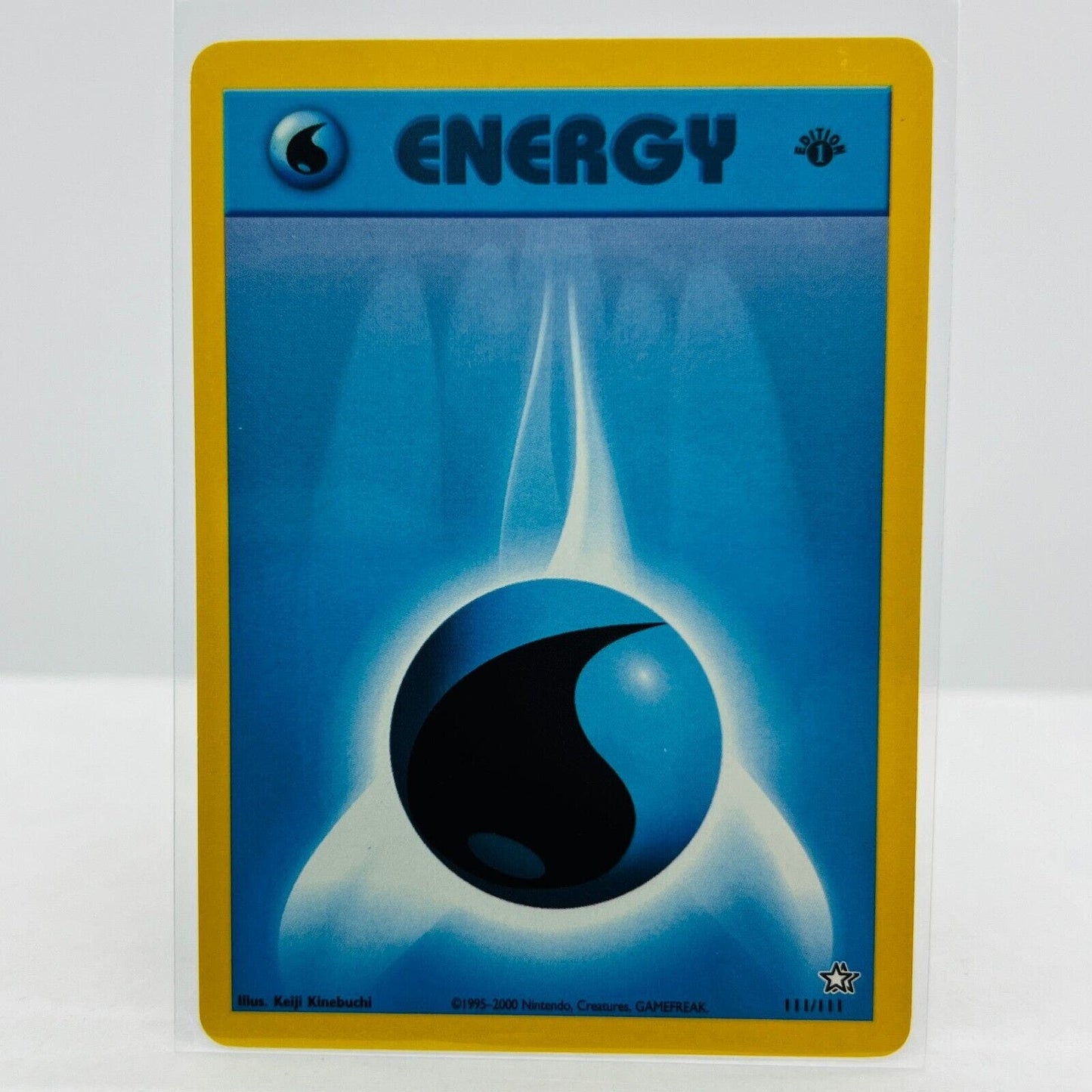 Pokémon Water Energy 1st Edition 111/111 Neo Genesis WOTC Pokemon Card NM-MT